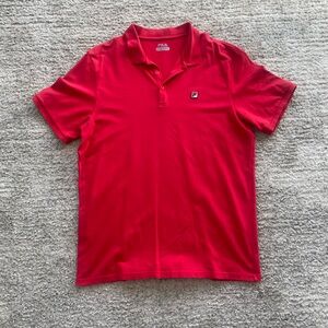 Fila Red Polo Shirt